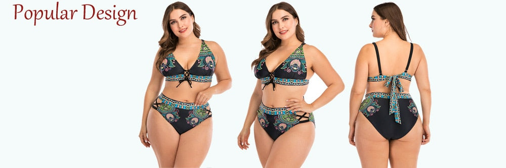 Bikinis Set High Waist Swimwear