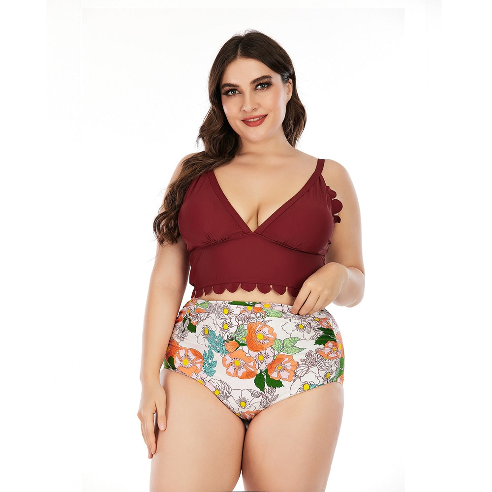 Bikinis Set High Waist Swimwear
