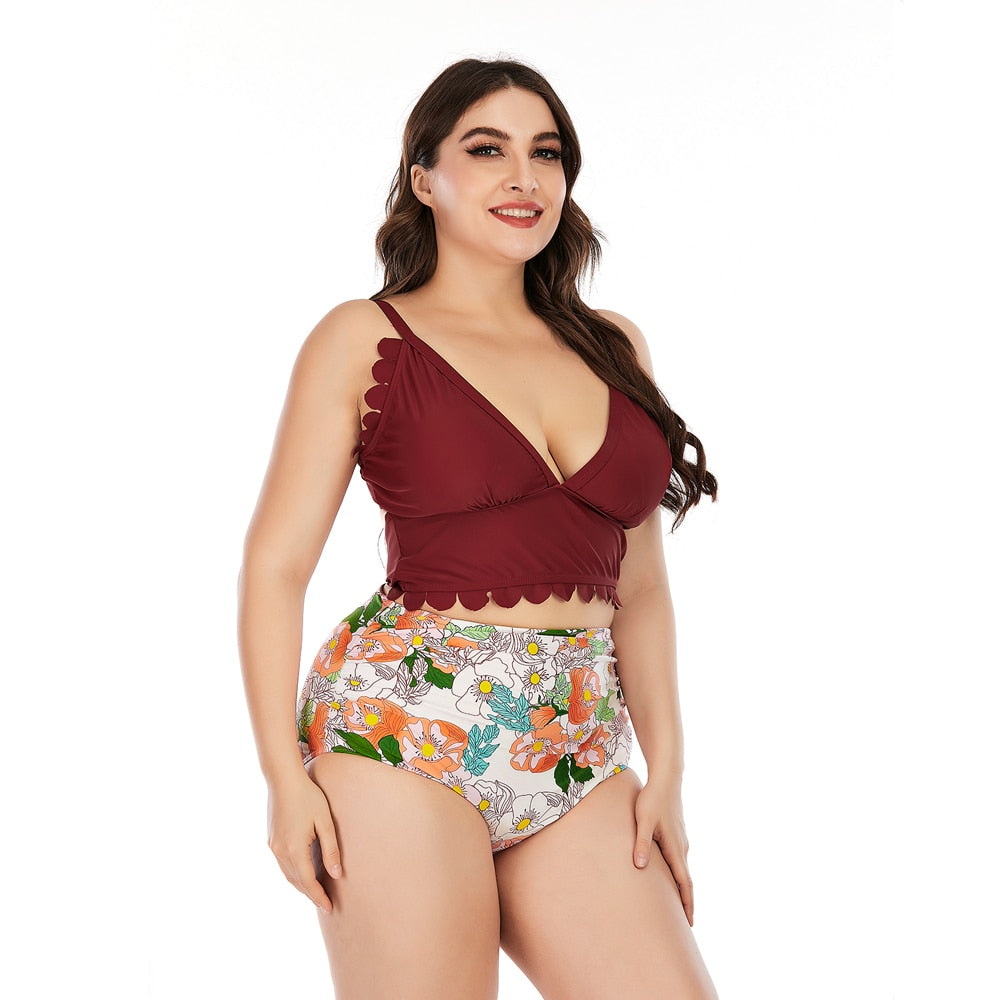 Bikinis Set High Waist Swimwear