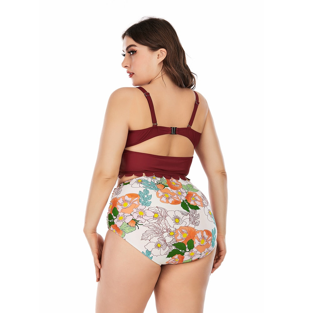 Bikinis Set High Waist Swimwear