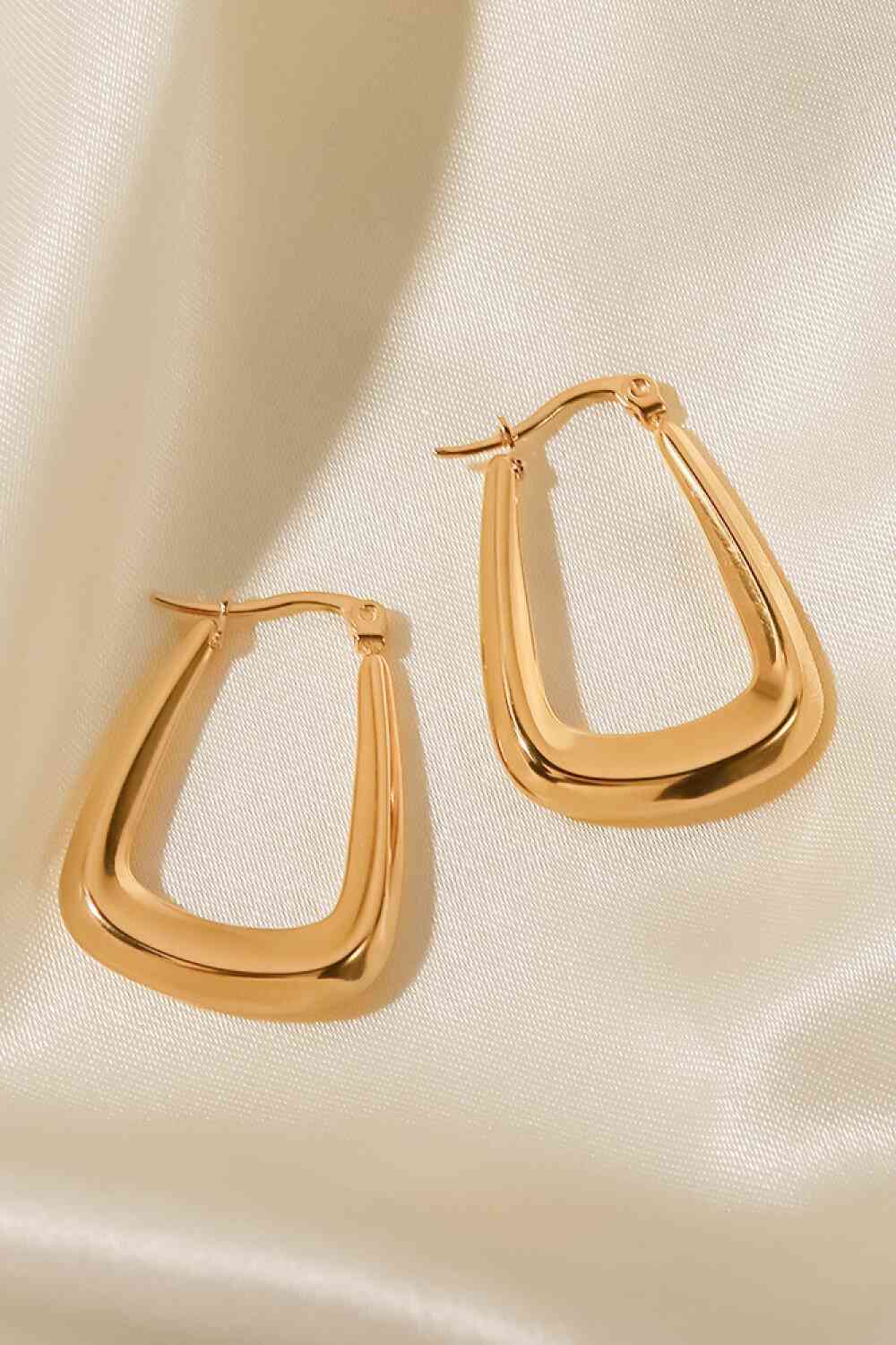 18K Gold-Plated Geometric Earrings