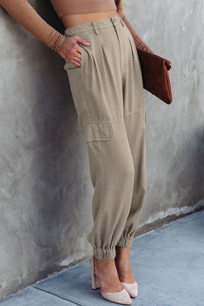 High Waist Cargo Pants