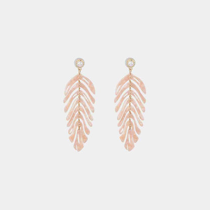 Leaf Shape Dangle Earrings